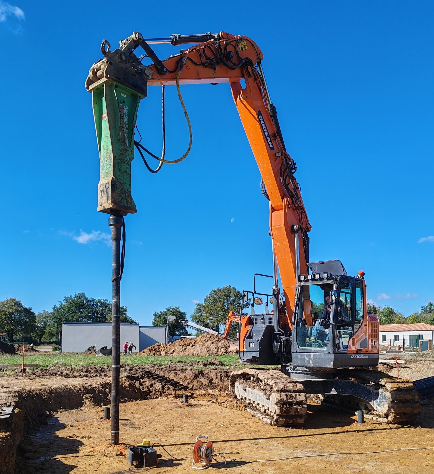 fondations par pieux battus Maine et Loire 49