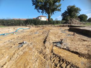 fondation maison individuelle pieux battus