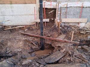 fondation profonde pieux battus accès difficile construction centre ville